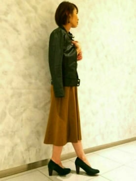 「enchanted（エンチャンテッド）のアイテム」を使った、enchanted staffさん（レディース・153cm）の秋コーディネート