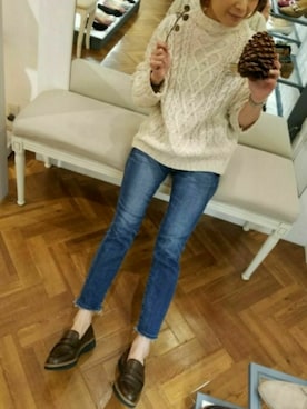 「enchanted（エンチャンテッド）のアイテム」を使った、enchanted staffさん（レディース・153cm）の秋コーディネート