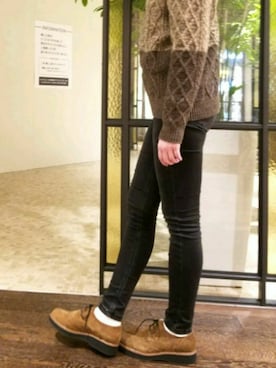 「enchanted（エンチャンテッド）のアイテム」を使った、enchanted staffさん（レディース・153cm）の冬コーディネート