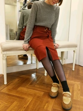 「enchanted（エンチャンテッド）のアイテム」を使った、enchanted staffさん（レディース・153cm）の冬コーディネート