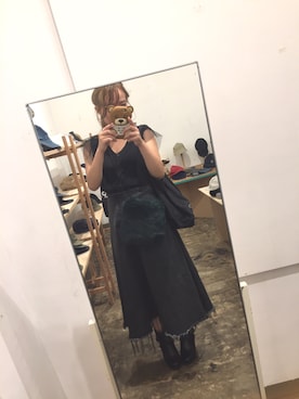 「Narcissus（ナルシス）のアイテム（トップス）」を使った、Haruka sun.さん（レディース・161cm・10代）の秋コーディネート