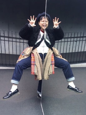 えむえむさん(レディース・152cm)の冬コーディネート