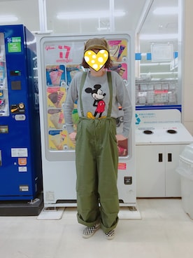 「アイテム（スリッポン、その他）」を使った、まりもさん（レディース・165cm）の秋コーディネート