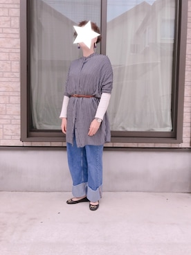 「VTOPIA（ユートピア）のアイテム」を使った、まりもさん（レディース・165cm）の春コーディネート