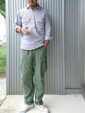 「Prentiss（プレンティス）のアイテム」を使った、sawaさん（メンズ・172cm）の秋コーディネート