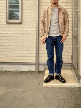 「LEMINOR（ルミノール）のアイテム」を使った、sawaさん（メンズ・172cm）の春コーディネート