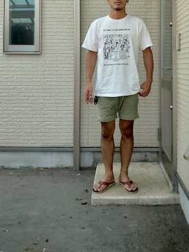 「ANVIL（アンヴィル）のアイテム」を使った、sawaさん（メンズ・172cm）の夏コーディネート