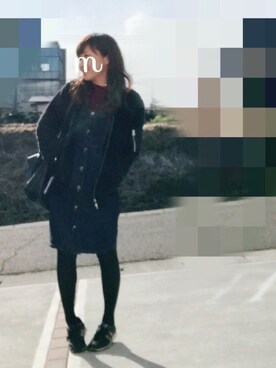 m⋆mさん(レディース・154cm)の冬コーディネート