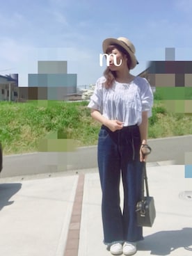 m⋆mさん（レディース・154cm）の春コーディネート