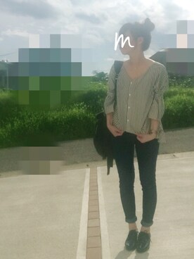 m⋆mさん（レディース・154cm）の夏コーディネート