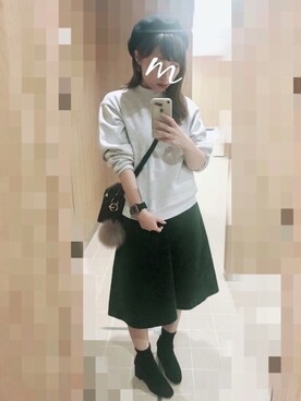 m⋆mさん（レディース・154cm）の秋コーディネート