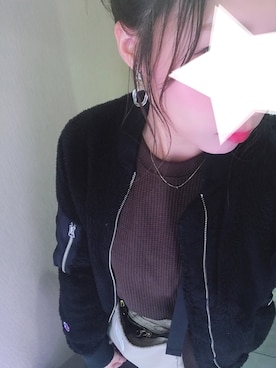 「ブラウン×ブラック」｜「アイテム（その他シューズ）」を使った、m⋆mさん（レディース・154cm）の秋コーディネート