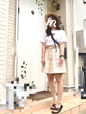 m⋆mさん（レディース・154cm）の夏コーディネート