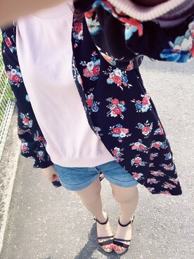 「Right-on（ライトオン）のアイテム（その他アウター）」を使った、みさ㌧さん（レディース・159cm）の春コーディネート