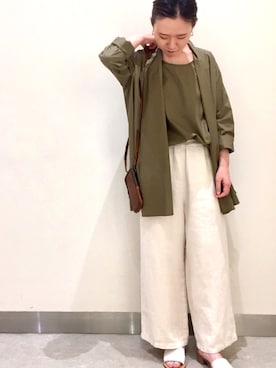 「BEARDSLEY」｜「アイテム（その他）」を使った、shimaさん（レディース・153cm）の春コーディネート