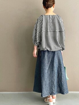 「BEARDSLEY」｜「アイテム（その他）」を使った、shimaさん（レディース・153cm）の春コーディネート