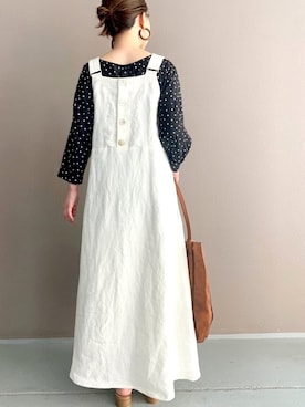 「BEARDSLEY」｜「アイテム（その他）」を使った、shimaさん（レディース・153cm）の春コーディネート