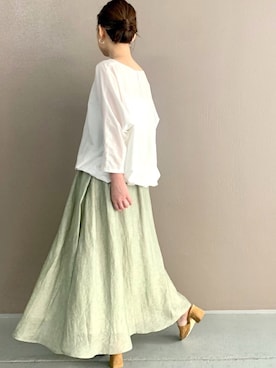 「BEARDSLEY」｜「アイテム（その他）」を使った、shimaさん（レディース・153cm）の春コーディネート