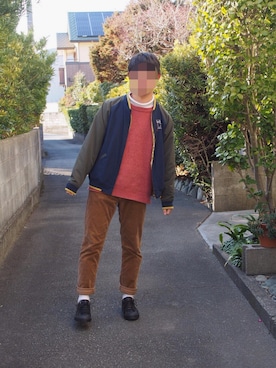 「Ne-net（ネネット）のアイテム（ジャケット/アウター）」を使った、キウイさん（メンズ・163cm）の冬コーディネート