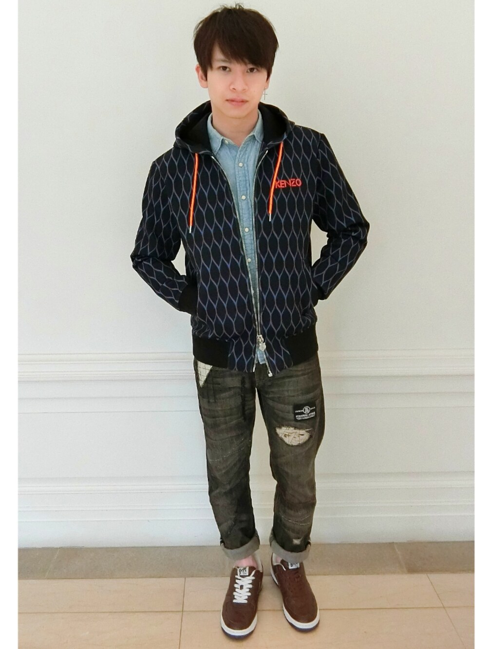 KENZO モッズコート KENZOのモッズコートを使った人気ファッションコーディネート - WEAR