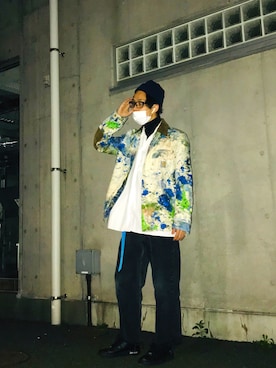 「JUNYA WATANABE MAN（ジュンヤワタナベマン）のアイテム（カバーオール）」を使った、posukeさん（メンズ・174cm）の春コーディネート