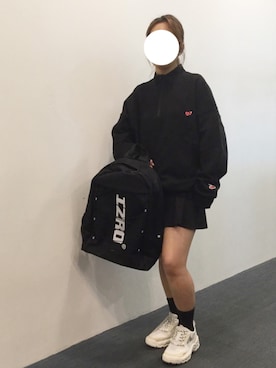 「IZRO（イズロ）のアイテム」を使った、COLLABONATIONさん（レディース・154cm）の秋コーディネート