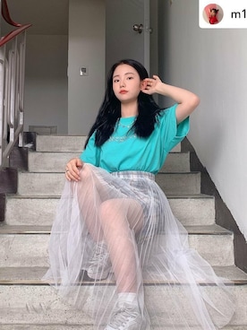 「TARGETTO（ターゲット）のアイテム」を使った、COLLABONATIONさん（レディース・165cm）の春コーディネート