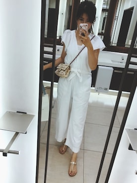 「chanel」｜「アイテム（オールインワン・サロペット）」を使った、ＳＵＭＩＣＡさん（レディース・168cm）の夏コーディネート