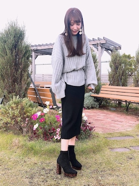 「シンプルおしゃれが好き」｜☺︎ＨＡＹＡＮＯさん（レディース・150cm）の秋コーディネート