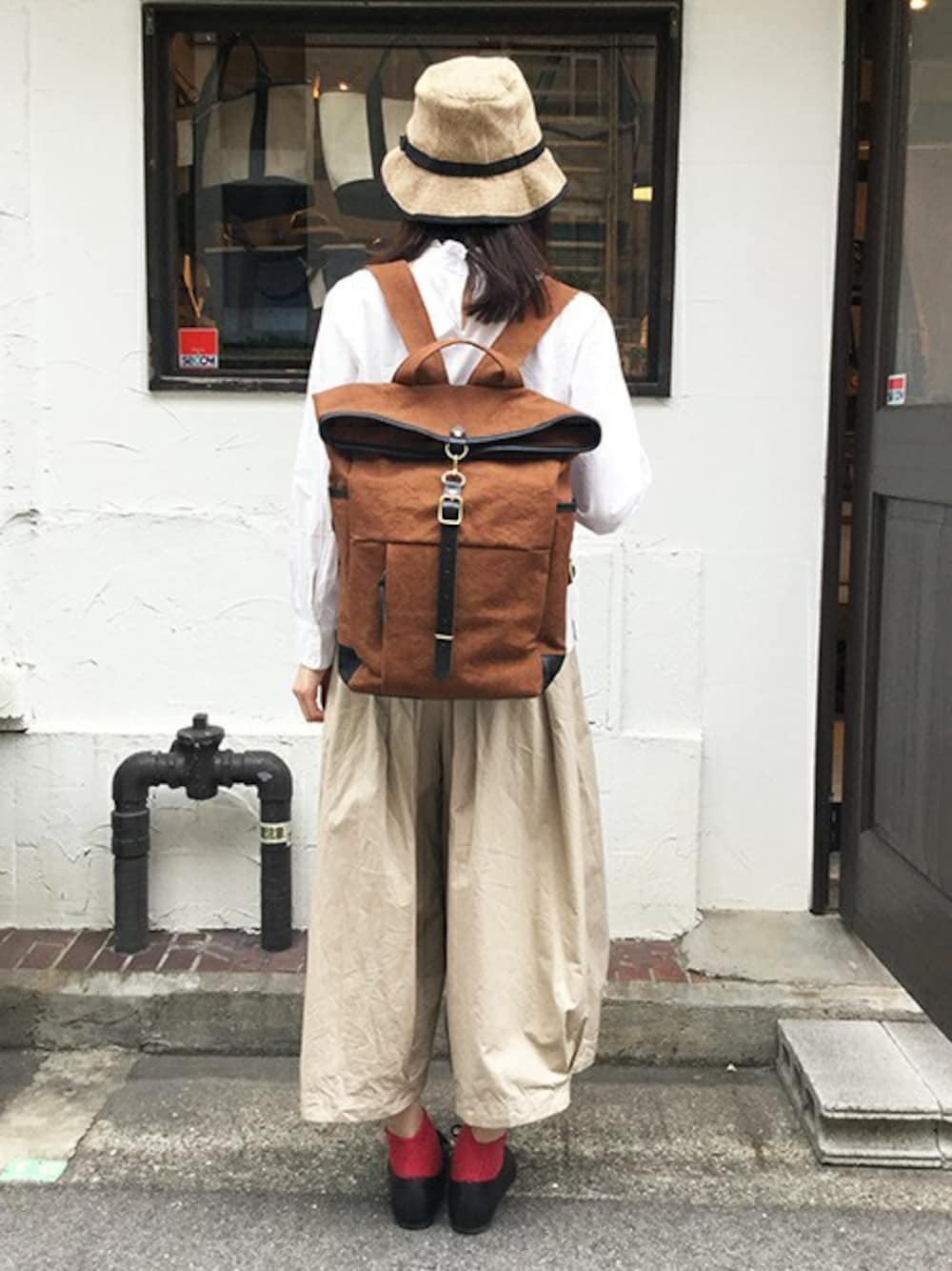 cluetoクルート/帆布&レザー リュックサック リュック cluetoクルート/帆布&レザー リュックサック リュック
