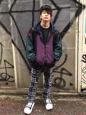 「ボッパー」｜こーへいさん（メンズ・165cm）の春コーディネート