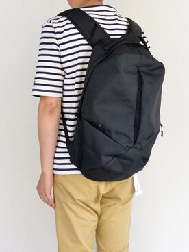 「afecta（アフェクタ）のアイテム」を使った、林努さん（メンズ・170cm）の夏コーディネート