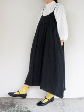ina-（イナ）のジャンパースカートを使った人気ファッション 