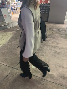 「instagramフォローお願いします」｜「アイテム（ブーツ）」を使った、miyuさん（レディース・156cm）の秋コーディネート