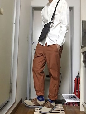 「Paul Smith（ポールスミス）のアイテム」を使った、RUIさん（メンズ・166cm）の秋コーディネート