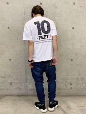 「INSTANT FAME（インスタントフェイム）のアイテム（トップス）」を使った、RUIさん（メンズ・166cm）の秋コーディネート