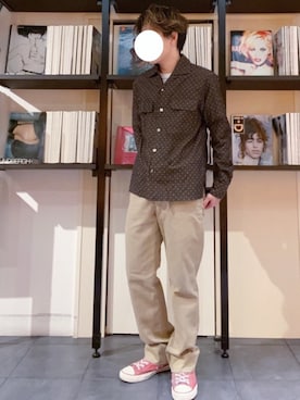 「BEAMS（ビームス）のアイテム（シャツ/ブラウス）」を使った、RUIさん（メンズ・166cm）の秋コーディネート