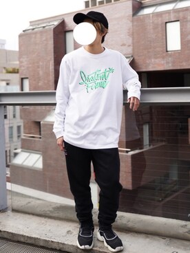「INSTANT FAME（インスタントフェイム）のアイテム（トップス）」を使った、RUIさん（メンズ・166cm）の冬コーディネート