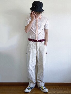 「チャックテイラー」｜「アイテム（その他）」を使った、RUIさん（メンズ・166cm）の春コーディネート