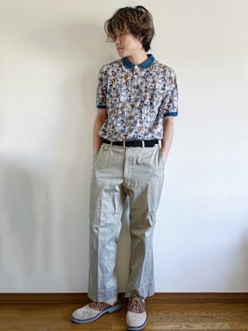 「COLE HAAN（コールハーン）のアイテム」を使った、RUIさん（メンズ・166cm）の春コーディネート