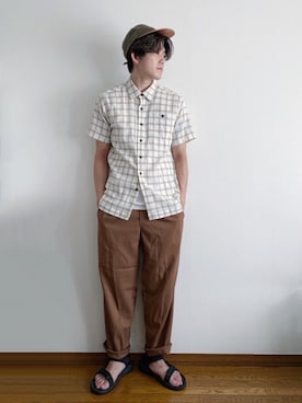 「Teva（テバ）のアイテム」を使った、RUIさん（メンズ・166cm）の夏コーディネート