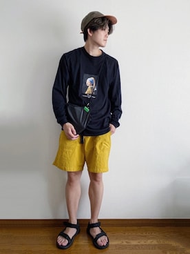 「CONNA DESIGN（コンナデザイン）のアイテム」を使った、RUIさん（メンズ・166cm）の夏コーディネート