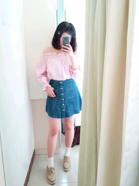 「5（ファイブ）のアイテム（その他トップス）」を使った、toroさん（レディース・163cm）の夏コーディネート