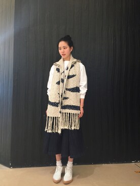 「initial（イニシャル）のアイテム（その他）」を使った、kerrさん（レディース・170cm）の春コーディネート