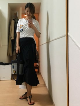 ®️さん(レディース・163cm)の夏コーディネート