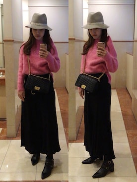 「rag & bone（ラグアンドボーン）のアイテム（帽子）」を使った、®️さん（レディース・163cm）の秋コーディネート