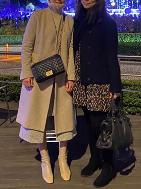 ®️さん（レディース・163cm）の冬コーディネート