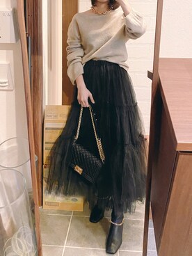 ®️さん（レディース・163cm）の秋コーディネート