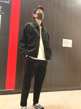 「WYM LIDNM（ウィム バイ リドム）のMILANO RIB HEAVY WEIGHT PO KNIT（ニット/セーター）」を使った、yuuki2589さん（メンズ・179cm）の秋コーディネート