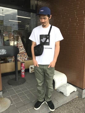 「ノースフェイス」｜freak1983さん（メンズ・175cm）の冬コーディネート